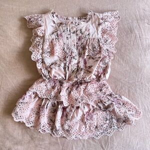 🌸 Loveshackfancy x Gap blouse skirt set